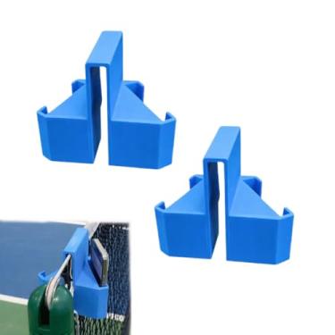 Imagem de Suporte de câmera de tênis, suporte de câmera de ação e telefone montado na rede, design de encaixe estável para treinamento, transmissão ao vivo e gravação de jogos (2 peças)