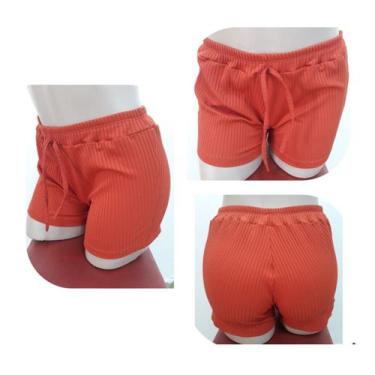 Imagem de Short Canelado Super Confortável - EMPÓRIO J, Telha, M