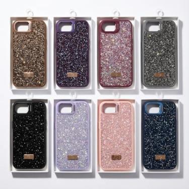 Imagem de Capa Case Pedras Brilhos para iPhone 16e (Roxo)