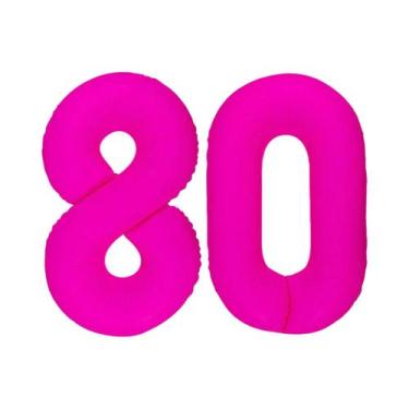 Imagem de Balão Digital Brilhante Vermelho Rosa Para Decoração De Festa De Anive