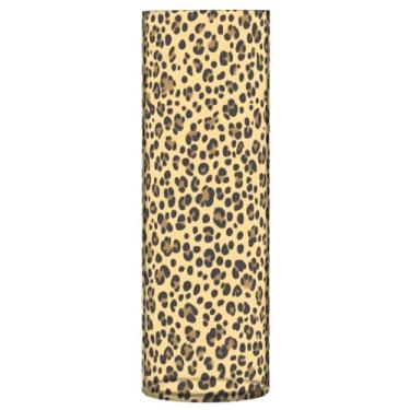 Imagem de Qilmy Vaso fashion com estampa de leopardo para flores, vaso de belas artes, decoração de casa para escritório, sala de jantar, sala de estar, casamento507