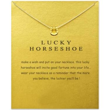 Imagem de Colar com pingente de bússola e mensagem Sol da Amizade Boa Sorte Elefante Estrela do Mar Colar de Corrente com Cartão Presente, Medium, Metal, Sem Pedra Preciosa