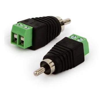 Imagem de Adaptador Borne Para Plug Rca - Macho