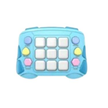 Imagem de Pop It Speed Push Eletrônico Game Console Crianças Brinquedos Adulto Fidget Alívio Do Estresse Interativos azul