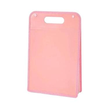 Imagem de Pasta Portátil A4 Durável Com Alça E Organizador De Arquivos Com Fecho