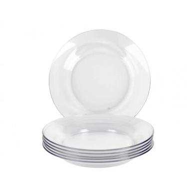 Imagem de Kit 20 Pratos Fundo Astral Vidro Resistente Duralex - Nadir