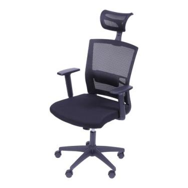 Imagem de Cadeira Ergonômica para Escritório Presidente Preta 3317 - OR DESIGN