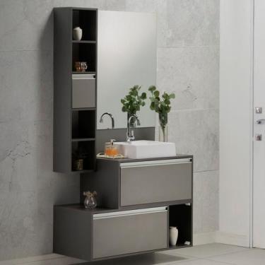 Imagem de Gabinete e Espelheira 120cm Plena Superior Elite - Generali