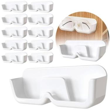 Imagem de 10 Estojos Organizador Porta Óculos Adesivo de Parede Carro - Fx