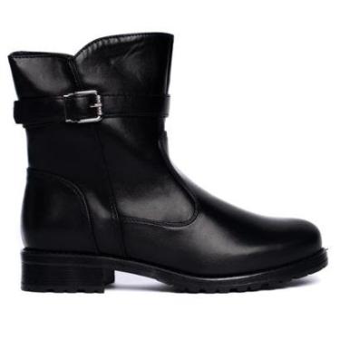 Imagem de Bota Feminina Mooncity Fivela Preto-Feminino