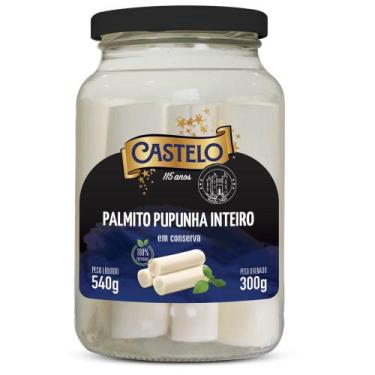 Imagem de Palmito Pupunha Inteiro Castelo 300g