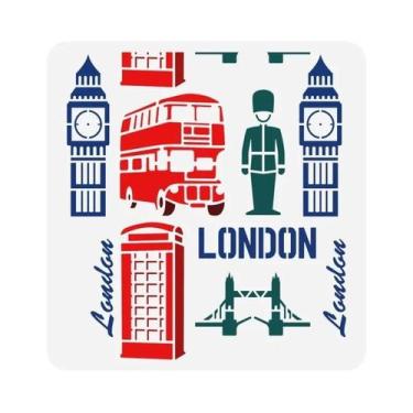 Imagem de Estêncil Grande Reutilizável 'Word No Future' 11.8x11.8 PET Menina Com