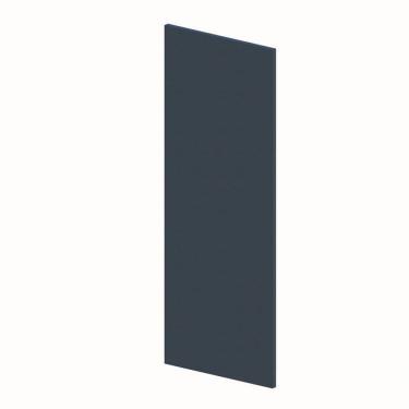 Imagem de Kit 2 Folhas de Porta de Madeira 210cm X 70cm Preto