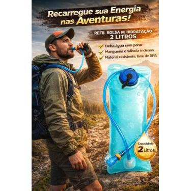 Imagem de Refil Bolsa de Hidratação 2 Litros com Mangueira e Válvula Reservatóri