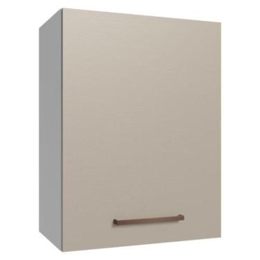 Imagem de Armário Aéreo 50cm 1 Porta Branco/crema Agata Madesa Branco/crema