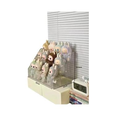 Imagem de Caixa Expositora Transparente Labubu, Organizador De Armazenamento Em 