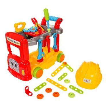 Imagem de Kit de ferramenta infantil mechanic truck brinquedo - Maral