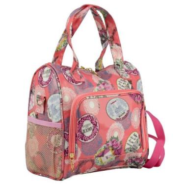 Imagem de Bolsa Feminina Necessaire Térmica Paris Salmão CBRN16907 - Commerce Br