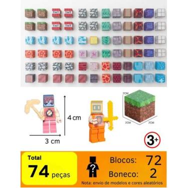 Imagem de Blocos Magnéticos Construção Brinquedo Imãs Cubos Mini Craft Quantidad