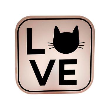 Imagem de Luminária Box Cat Lovers Para Mesa Ou Parede Iluminação Indireta