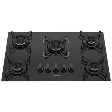 Imagem de Cooktop 5 Bocas a Gás GLP Itatiaia Preto Essencial, Preto, Bivolt