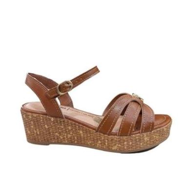 Imagem de Sandália Anabela Dakota Y9811 Feminina Salto 5,5cm Conforto-Feminino