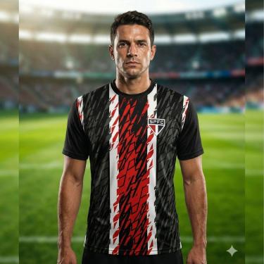 Imagem de Camisa São Paulo Masculina Force 2026 SPFC Oficial-Masculino