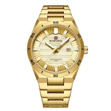 Imagem de relógio masculino quartzo à prova d´água em aço inoxidável 