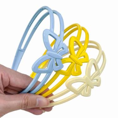 Imagem de Faixas De Cabelo Borboleta Para Meninas, Tiaras Infantis, Acessórios D