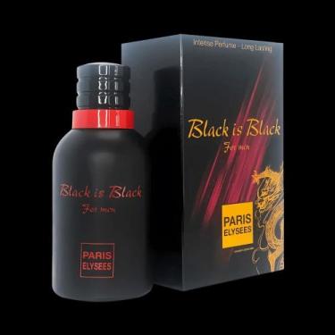 Imagem de Perfume Black is Black For Men - Paris Elysses - 100ml - Paris Elysees