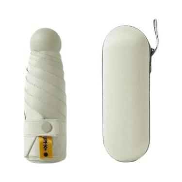 Imagem de Guarda-chuva Compacto De Bolso Com Proteção UV - Leve E Ideal Para Via