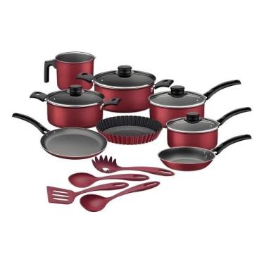 Imagem de Jogo Panelas 12 Peças Antiaderente Alumínio Turim Tramontina