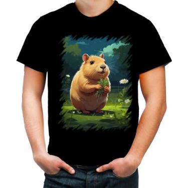 Imagem de Camiseta Colorida Capivara do Bem Animalzinho 20 - Kasubeck Store®, IN