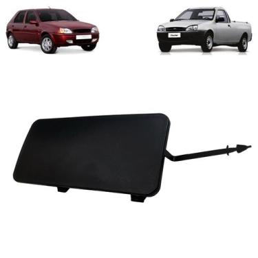 Imagem de Tampa Reboque Parachoque Dianteiro Fiesta Courier 2000 01 02 03 04 06 