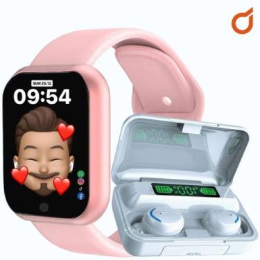 Imagem de Relógio Smart Digital D20 Masculino/feminino + Fone F9 S/fio - 01Smart