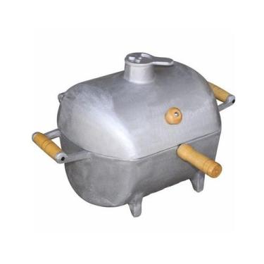 Imagem de Churrasqueira De Aluminio Fundido E Grelha A Bafo Pequena   - Alumínio