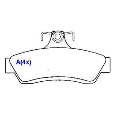 Imagem de Pastilha Freio Traseiro Omega 1999 a 2005 Syl 1107