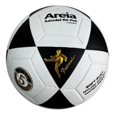 Imagem de Bola Futevôlei Areia Altinha Fut Mesa Vulcanizada N5 Oficial, Branco