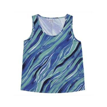 Imagem de Regata Malwee 1000132908 Feminina Plus size Viscose Stretch T. G1/G3, 