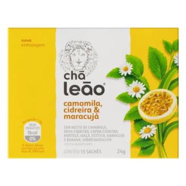Imagem de Chá Camomila, Cidreira & Maracujá Chá Leão Caixa 24g 15 Unidades