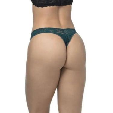 Imagem de Calcinha Fio dental Xamego DeMillus 16198, Verde esmeralda, A (veste p