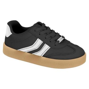 Imagem de Tenis Infantil Menina Cadarço Molekinha Original 2582102, Preto, 32