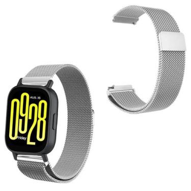 Imagem de Pulseira aço inoxidável para Redmi Watch 5 Active - 22mm - Genérica