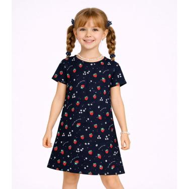 Imagem de Vestido Infantil Estampado Select Azul