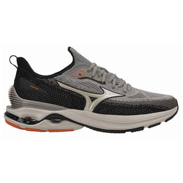 Imagem de Tênis Mizuno Wave Mirai 8 Masculino - Cinza-Preto