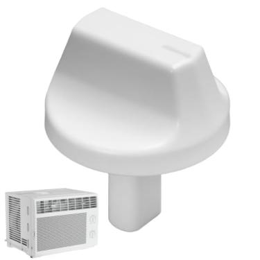 Imagem de 1 peça WJ12X24802 peça de substituição do botão do ar condicionado, maçanetas brancas para ar condicionado de janela de aparelho GE, compatível com Hotpoint, RCA e condicionador Kenmore modelo