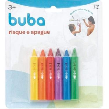 Imagem de Canetas para Colorir NO Banho Risque e Apague Buba 7473