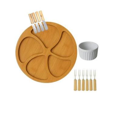 Imagem de Conjunto para Servir Petiscos com Garfos Espátulas e Tigela - Caerus H