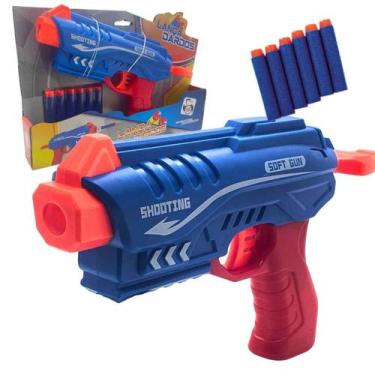 Imagem de Lançador Dardo Pica Pau 6 Dardos Macios Brinquedo Criança +5 Anos