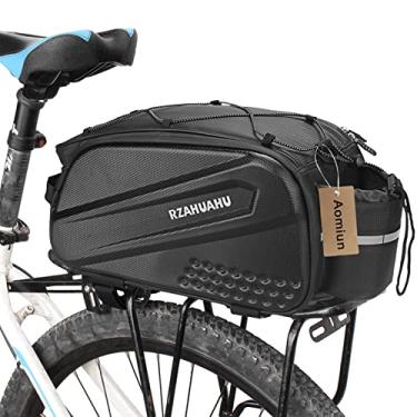 Imagem de KKcare Bolsa de Assento Traseiro para Bicicleta, 10L, Multifuncional, Impermeável, Ciclismo, Bicicletário, Mala Bagageira, Bolsa de Ombro